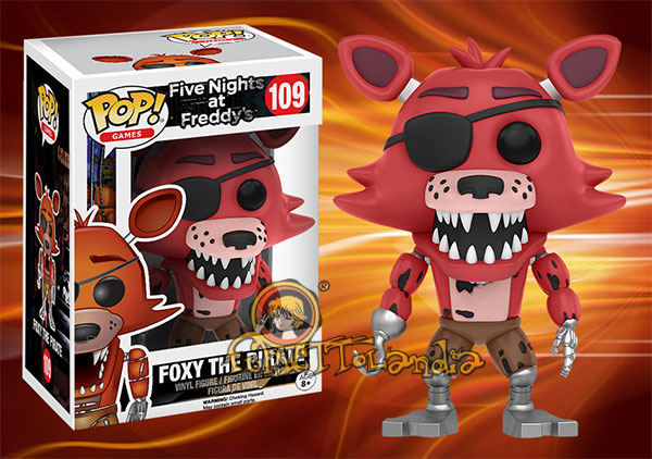 POP! GAMES #109 PVC FIVE NIGHTS AT FREDDY'S FOXY THE PIRATE