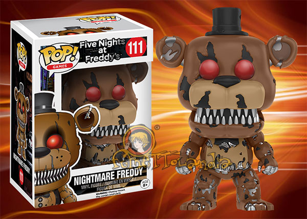 POP! GAMES #111 PVC FIVE NIGHTS AT FREDDY'S NIGHTMARE FREDDY