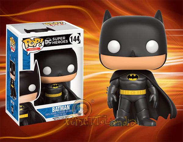 POP! HEROES #144 PVC SUPER HEROES BATMAN (FLOWING CAPE)