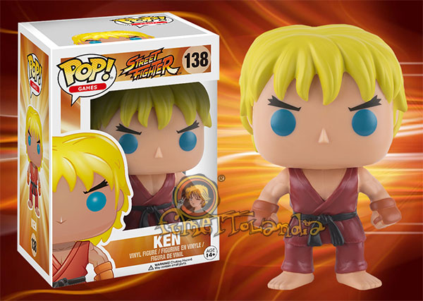 POP! GAMES #138 PVC STREET FIGHTER KEN