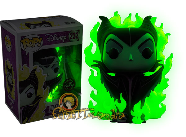 POP! DISNEY #232 PVC MALEFICENT GREEN FLAME CHASE