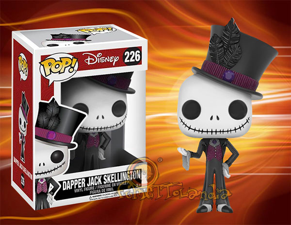POP! DISNEY #226 PVC NIGHTMARE BEFORE CHRISTMAS DAPPER JACK SKELLINGTON