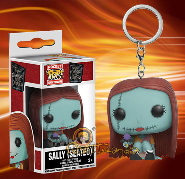 POCKET POP! KEYCHAIN NIGHTMARE BEFORE CHRISTMAS SEATED SALLY