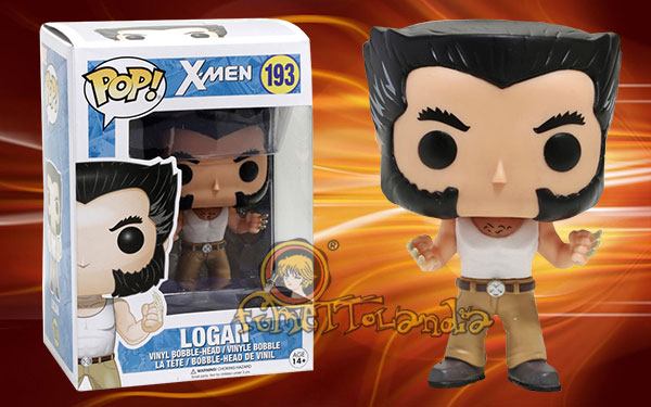 POP! MARVEL #193 PVC X-MEN LOGAN IN TANK TOP