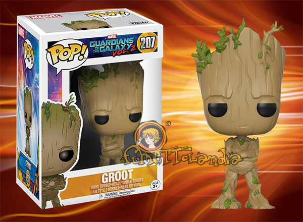 POP! MARVEL #207 PVC BOBBLE HEAD GROOT