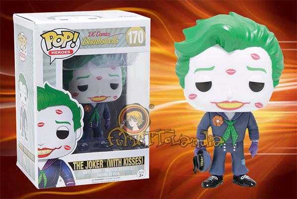 POP! HEROES #170 PVC DC COMICS BOMBSHELLS THE JOKER (WITH KISSES)
