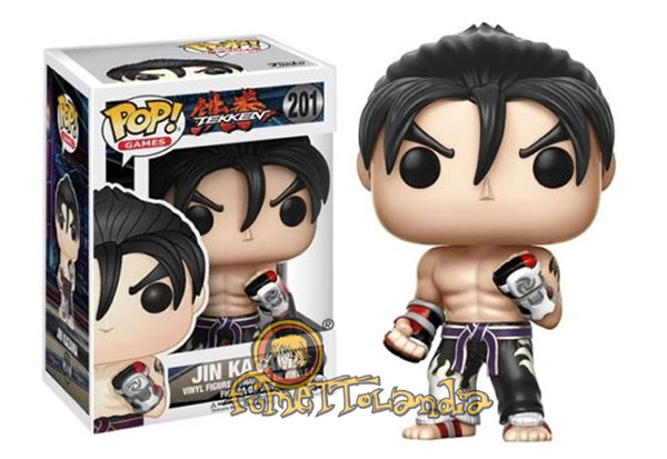 POP! GAMES #201 PVC TEKKEN JIN KAZAMA BLACK & WHITE