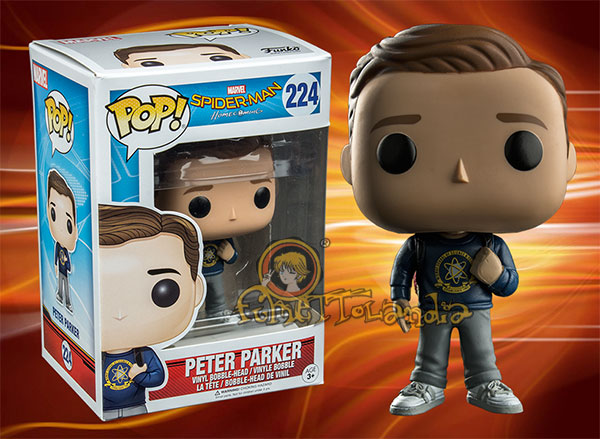 POP! MARVEL #224 PVC SPIDER-MAN HOMECOMING PETER PARKER