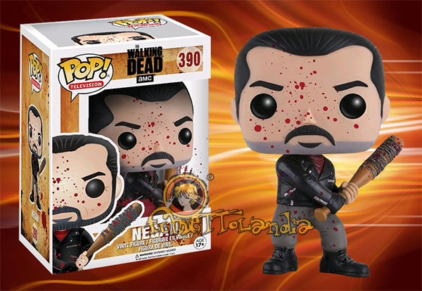 POP! TELEVISION #390 PVC THE WALKING DEAD BLOODY NEGAN