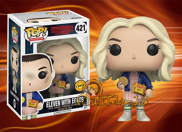 POP! TELEVISION #421 PVC STRANGER THINGS ELEVEN W/EGGOS (CHASE)