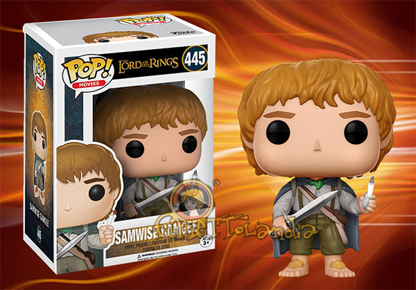 POP! MOVIES #445 PVC LORD OF THE RINGS SAMWISE GAMGEE GITD