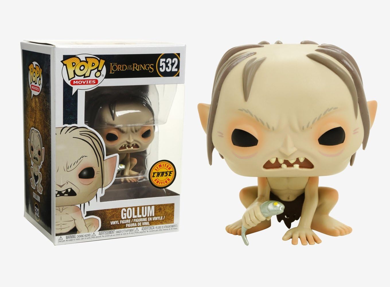 POP! MOVIES #532 PVC LORD OF THE RINGS GOLLUM CHASE