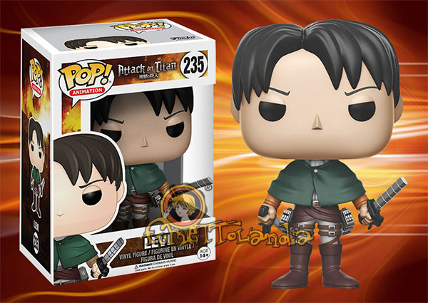 POP! ANIMATION #235 PVC ATTACK ON TITAN LEVI