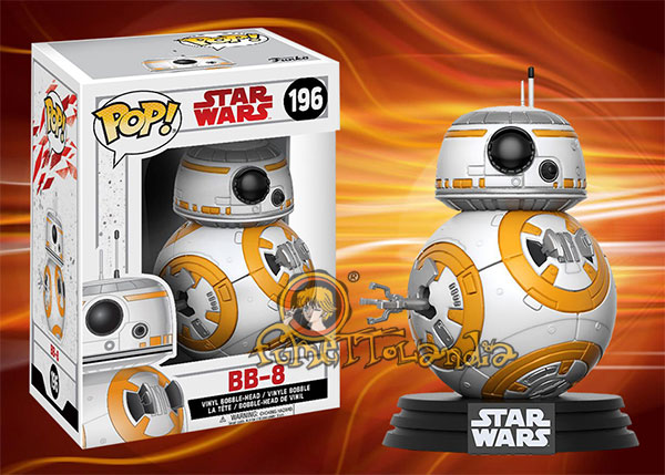 POP! STAR WARS #196 PVC BOBBLE HEAD BB-8