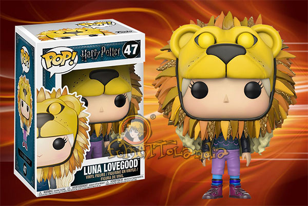 POP! HARRY POTTER #047 PVC LUNA LOVEGOOD W/LION HAT