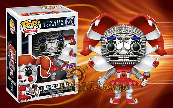 POP! GAMES #224 PVC FIVE NIGHTS AT FREDDY'S JUMPSCARE BABY