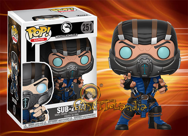 POP! GAMES #251 PVC MORTAL KOMBAT X SUB-ZERO