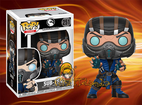 POP! GAMES #251 PVC MORTAL KOMBAT X SUB-ZERO (CHASE)