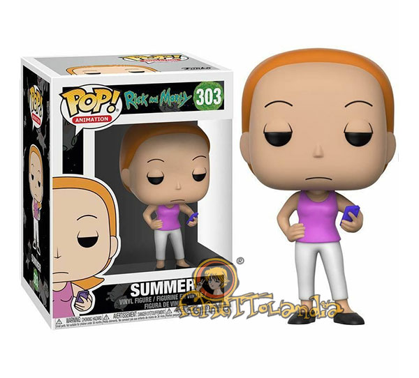 POP! ANIMATION #303 PVC RICK AND MORTY SUMMER