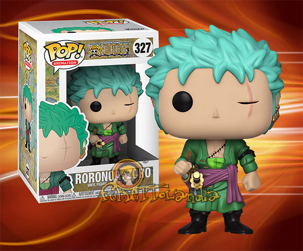 POP! ANIMATION #327 PVC ONE PIECE RORONOA. ZORO