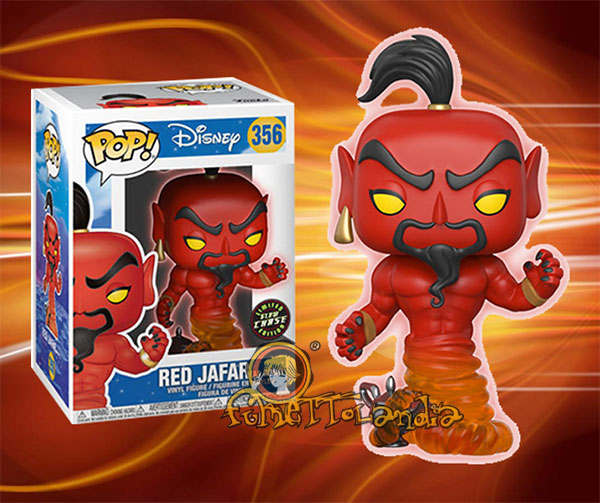 POP! DISNEY #356 PVC ALADDIN RED JAFAR (AS GENIE) CHASE