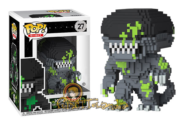 POP! 8-BIT #027 PVC ALIEN XENOMORPH BLOOD SPLATTER