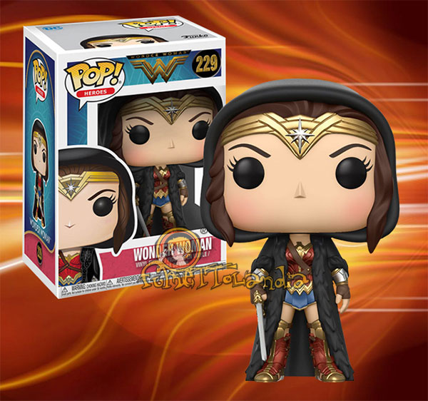 POP! HEROES #229 PVC WONDER WOMAN W/CLOAK