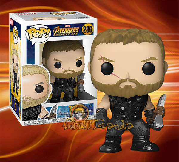 POP! MARVEL #286 PVC INFINITY WAR BOBBLE HEAD THOR