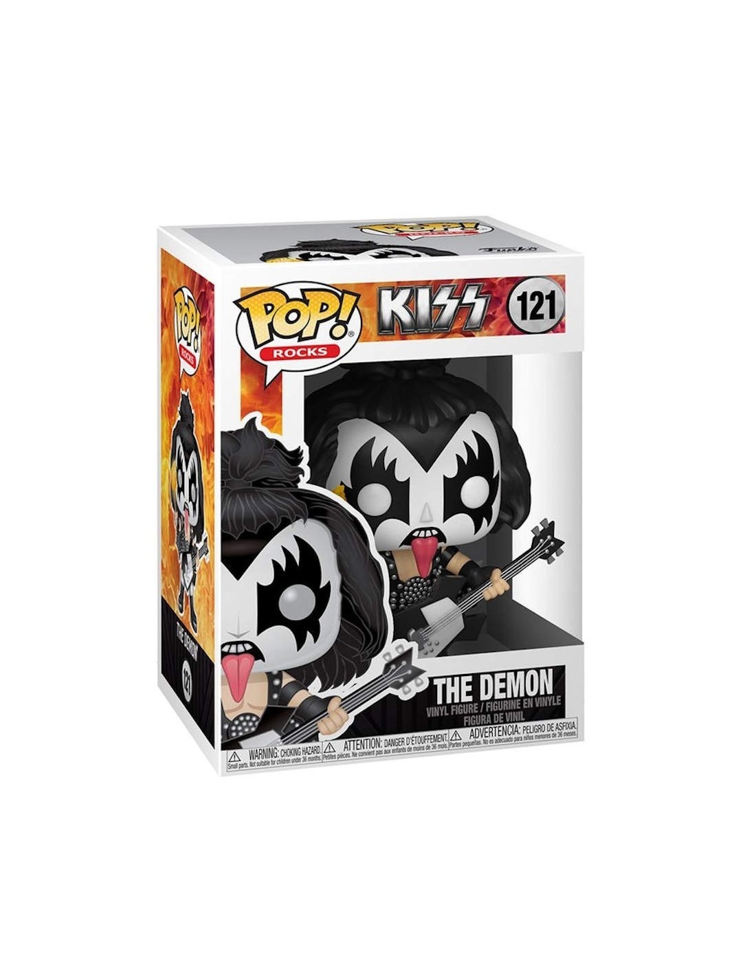 POP! ROCKS #121 GENE SIMMONS PVC KISS THE DEMON