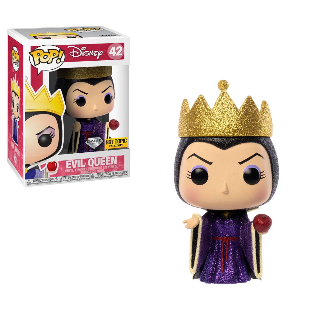 POP! DISNEY #042 PVC SNOW WHITE AND THE SEVEN DWARFS EVIL QUEEN DIAMOND GLITTER