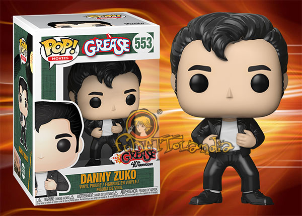 POP! MOVIES #553 PVC GREASE DANNY ZUKO