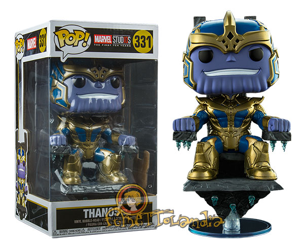 POP! MARVEL #331 PVC STUDIOS THANOS W/THRONE