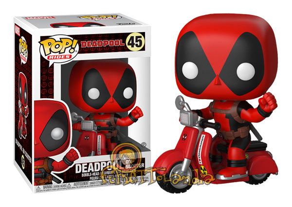 POP! RIDES #048 PVC MARVEL DEADPOOL & SCOOTER