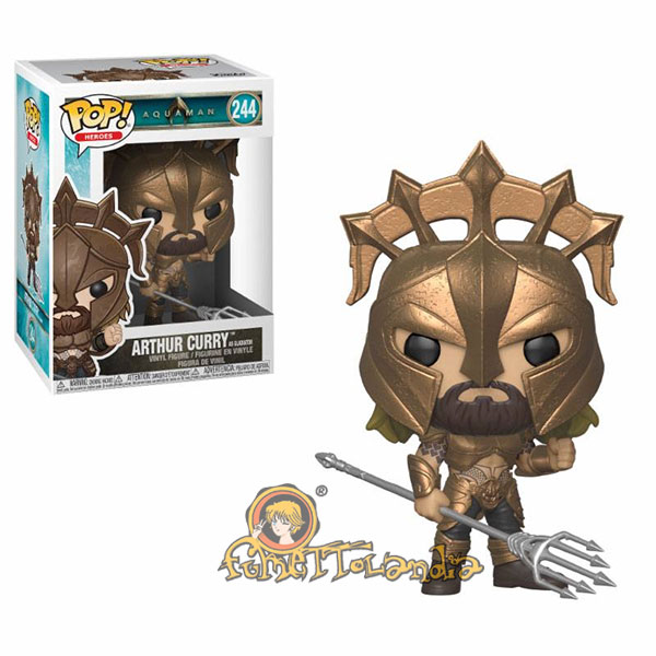 POP! HEROES #244 PVC AQUAMAN ARTHUR CURRY AS GLADIATOR