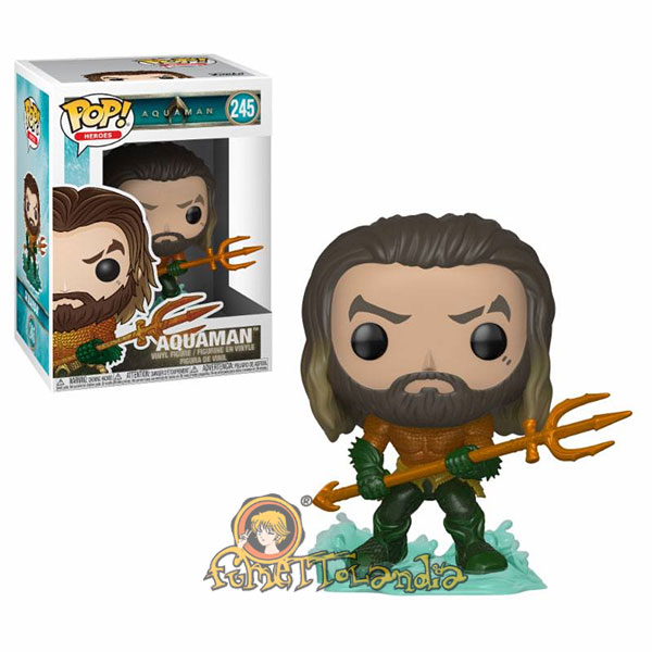 POP! HEROES #245 PVC AQUAMAN ARTHUR CURRY IN HERO SUIT