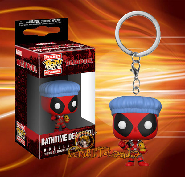 POCKET POP! KEYCHAIN BATHTIME DEADPOOL