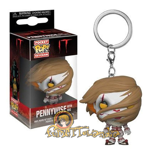 POCKET POP! KEYCHAIN IT PENNYWISE W/WIG