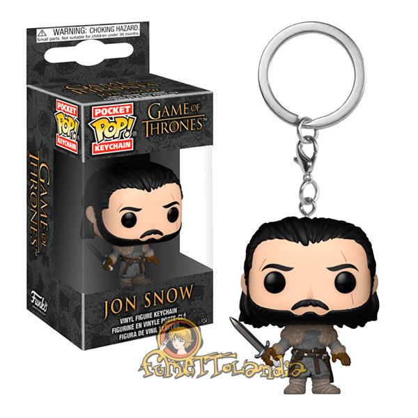 POCKET POP! KEYCHAIN GAME OF THRONES JON SNOW BEYOND WALL