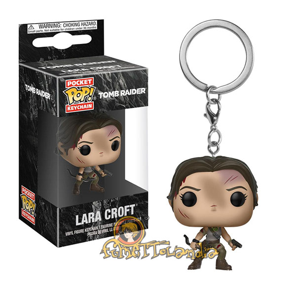 POCKET POP! KEYCHAIN TOMB RAIDER LARA CROFT