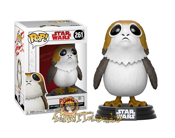 POP! STAR WARS #261 THE LAST JEDY W2 PVC BOBBLE HEAD SAD PORG