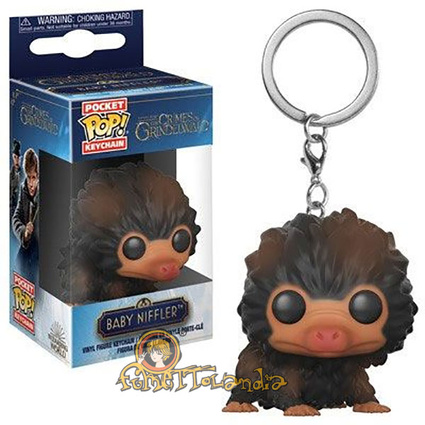 POCKET POP! KEYCHAIN FANTASTIC BEASTS BABY NIFFLER (BROWN MULTI)