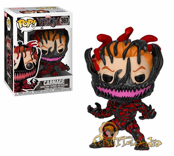 POP! MARVEL #367 PVC BOBBLE HEAD VENOM CARNAGE/CLETUS