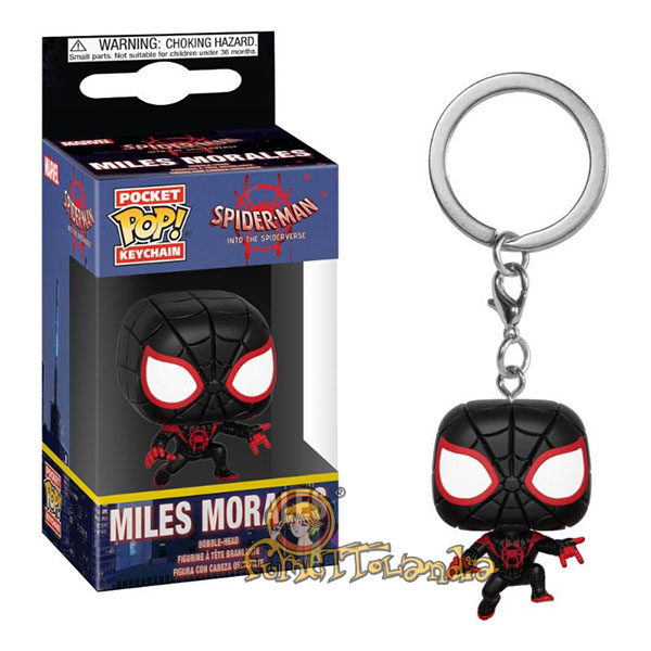 POCKET POP! KEYCHAIN ANIMATED SPIDER-MAN MILES MORALES