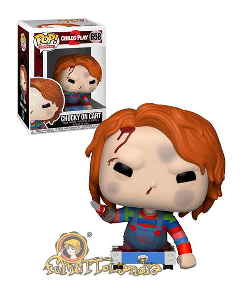 POP! MOVIES #658 PVC CHUCKY ON CART