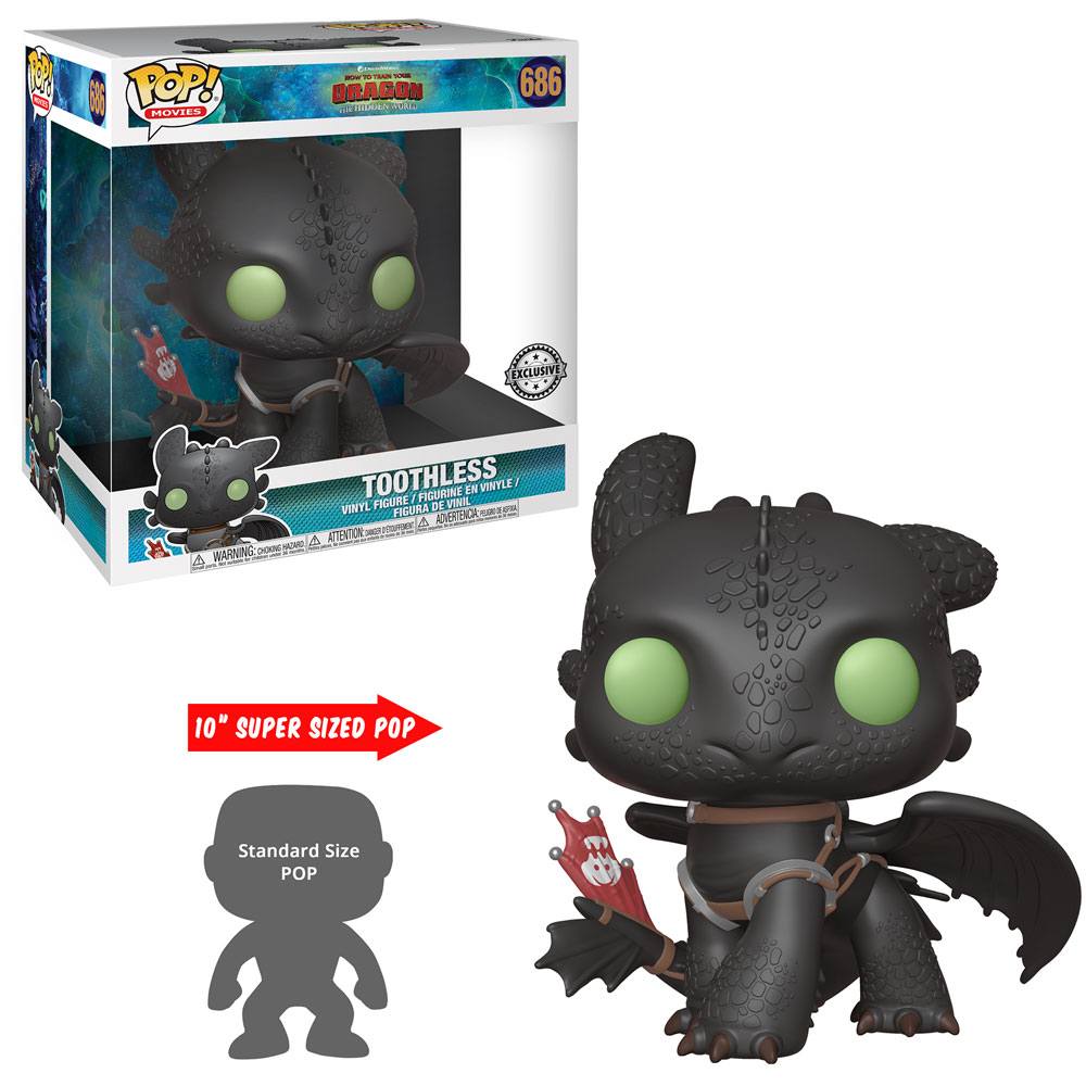 POP! DISNEY #??? PVC DRAGON TRAINER TOOTHLESS 25CM