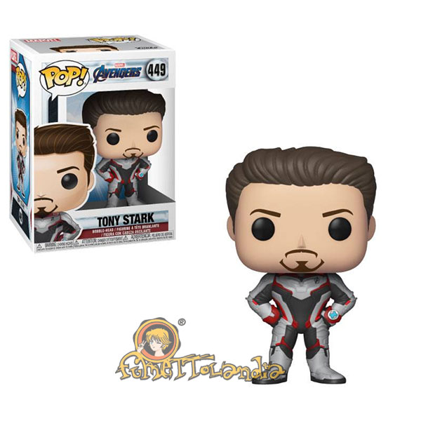 POP! MARVEL #449 PVC BOBBLE HEAD AVENGERS ENDGAME TONY STARK