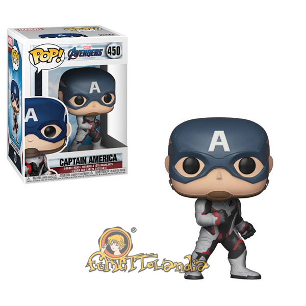 POP! MARVEL #450 PVC BOBBLE HEAD AVENGERS ENDGAME CAPTAIN AMERICA