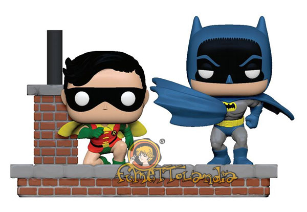POP! HEROES #281 COMIC MOMENTS PVC BOBBLE HEAD BATMAN & ROBIN (1964)
