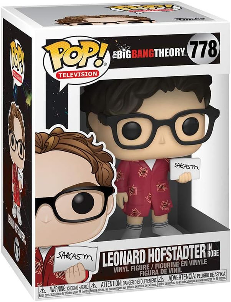POP! TELEVISION #778 PVC BIG BANG THEORY LEONARD HOFSTADTER IN ROBE