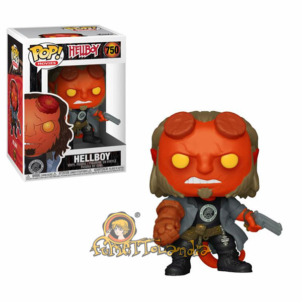 POP! MOVIES #750 PVC HELLBOY HELLBOY IN BPRD TEE